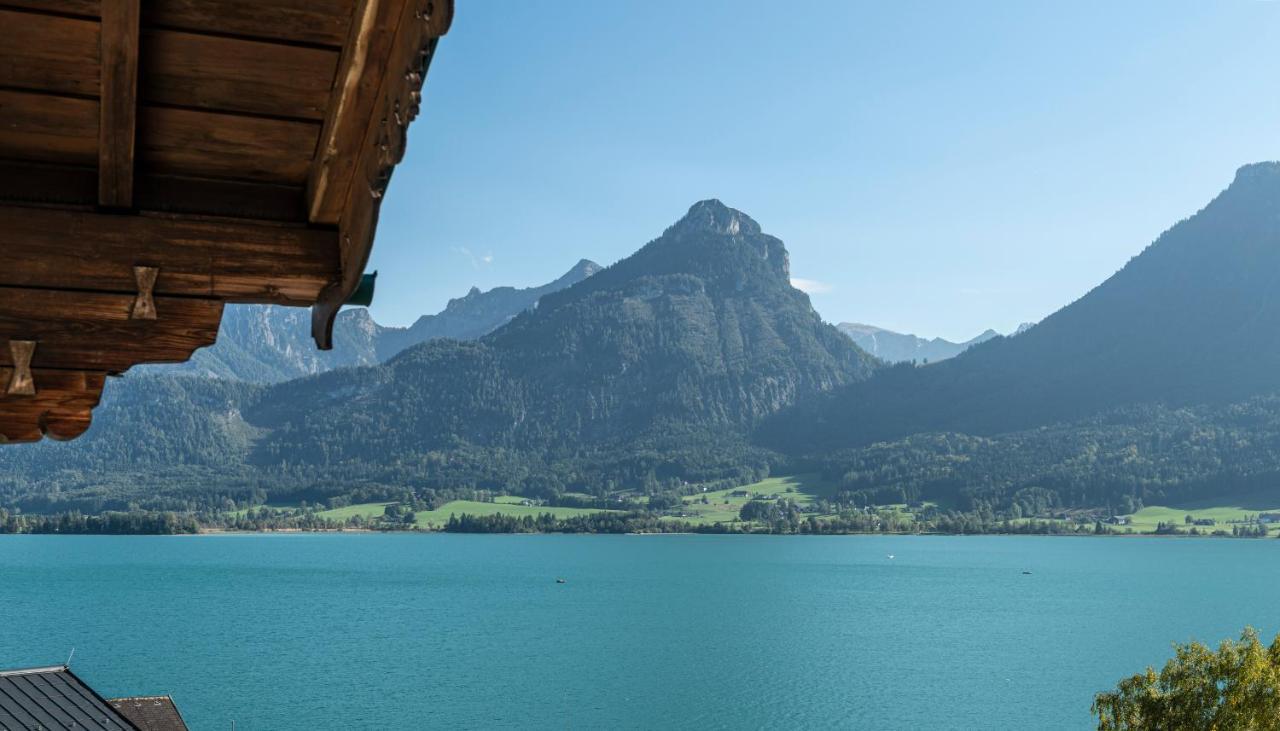 Aberseeblick Pension Ellmauer Daire Saint Wolfgang Dış mekan fotoğraf