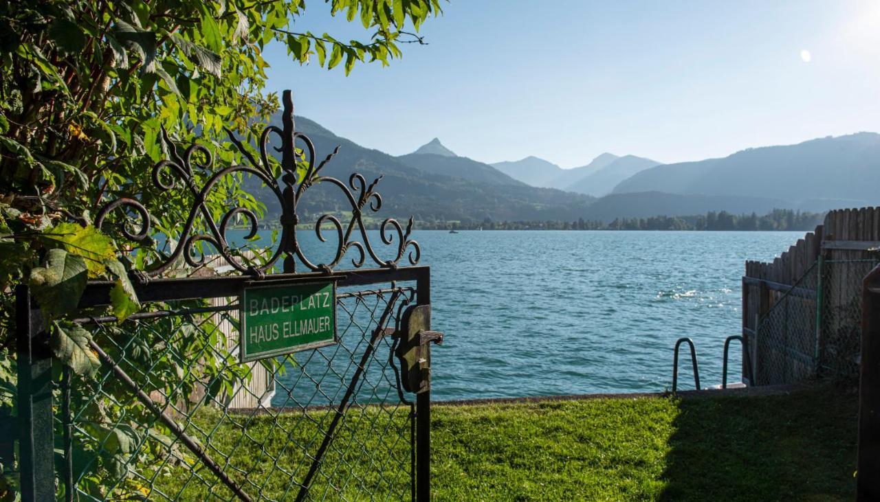 Aberseeblick Pension Ellmauer Daire Saint Wolfgang Dış mekan fotoğraf