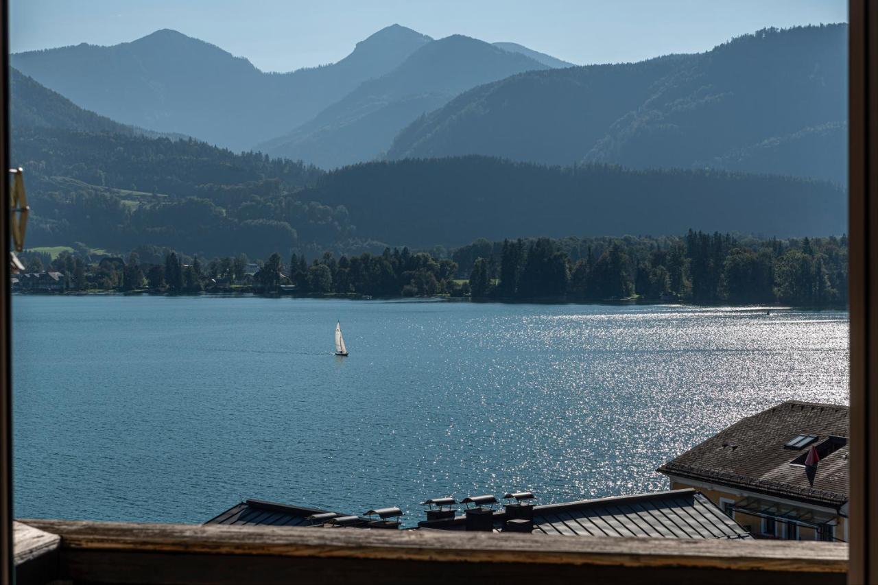 Aberseeblick Pension Ellmauer Daire Saint Wolfgang Dış mekan fotoğraf