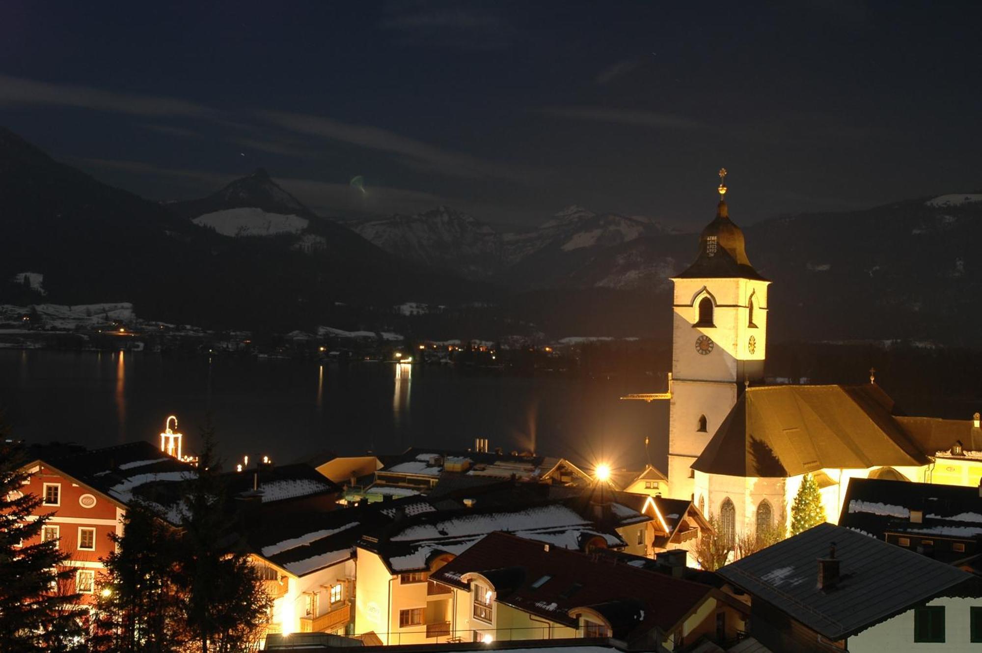 Aberseeblick Pension Ellmauer Daire Saint Wolfgang Dış mekan fotoğraf