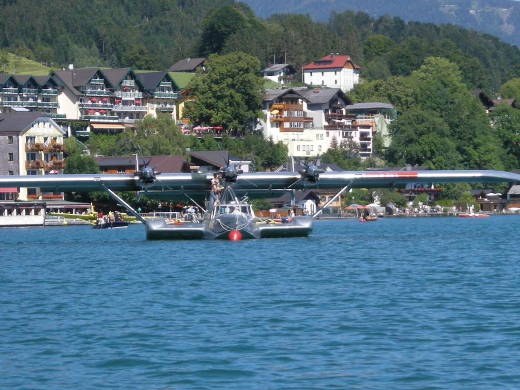 Aberseeblick Pension Ellmauer Daire Saint Wolfgang Dış mekan fotoğraf